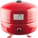 Расширительный бак на отопление с диафрагмой 35 л. (цвет красный) STOUT 