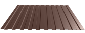 Профнастил  С-8 0,45 мм (8017) Шоколад 1,20*2,0 м