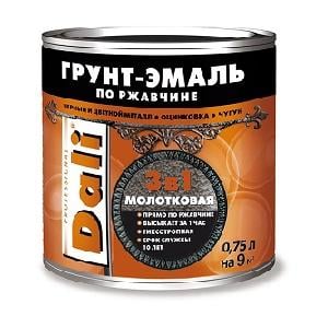Эмаль молотковая DALI 0.75л