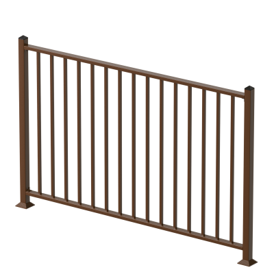 Перила коричневый шагрень 1