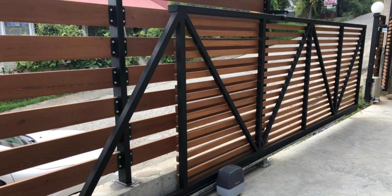 Изготовление откатных ворот 