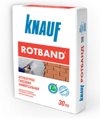 Штукатурка гипсовая универсальная Кнауф-РОТБАНД 30кг